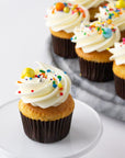 Gluten-Free Mini Vanilla Cupcakes - 12